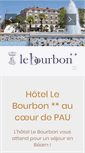 Mobile Screenshot of hotel-lebourbon.com